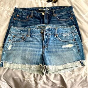 American Eagle set of 2 Jean shorts